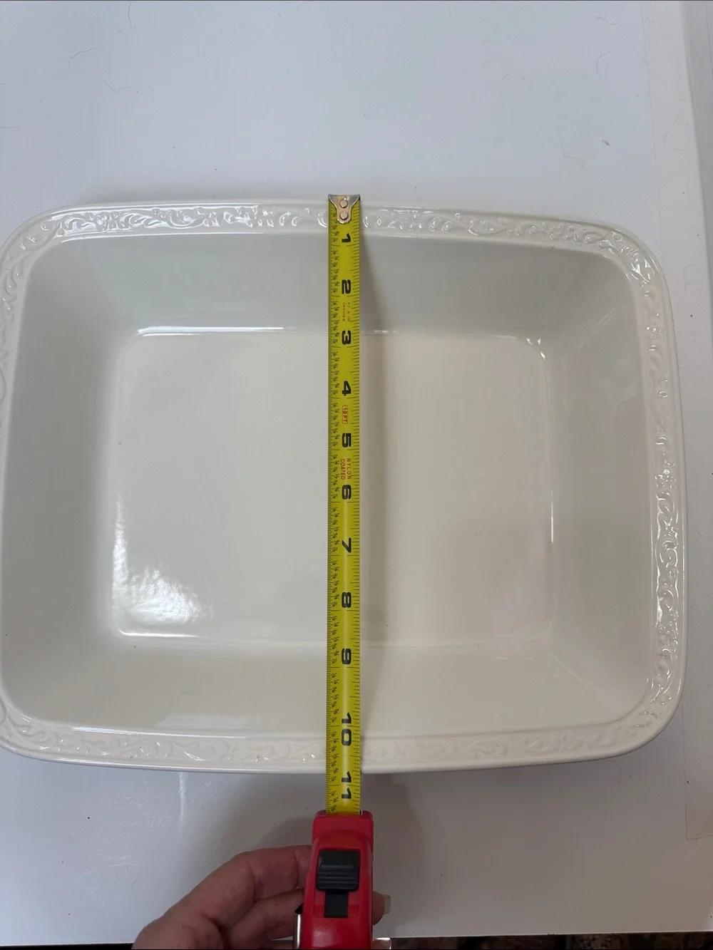 Mikasa Italian Countryside DD900 Rectangular Baking Dish with Embossed Border